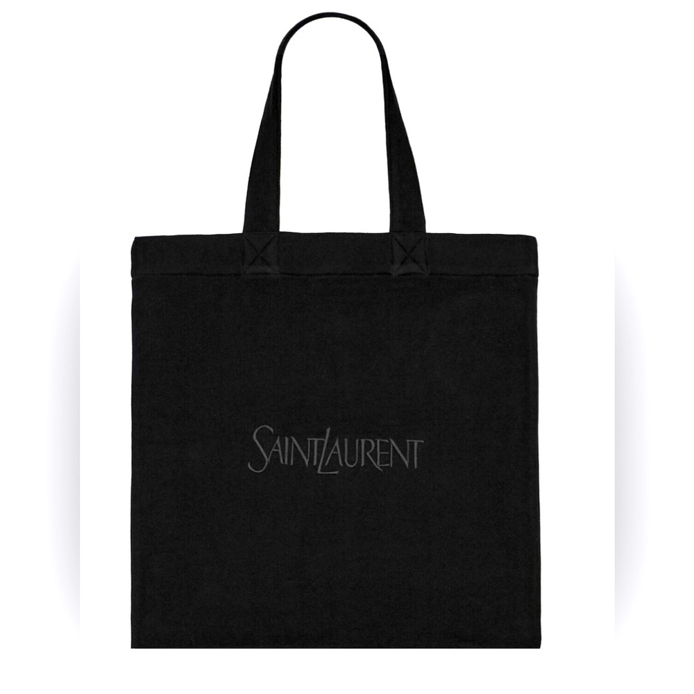 New, authentic Saint Laurent tote in fleece